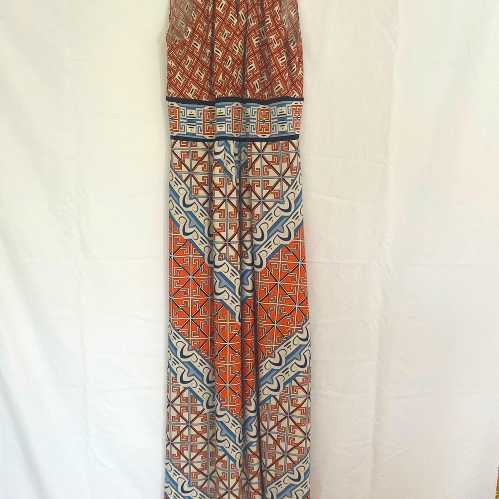 London Times Maxi dress orange size small